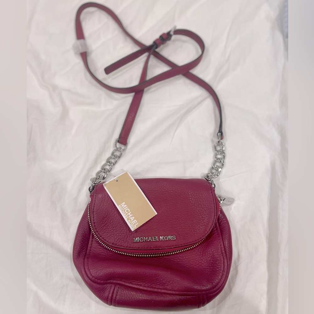 Michael Kors Burgundy Crossbody Bag